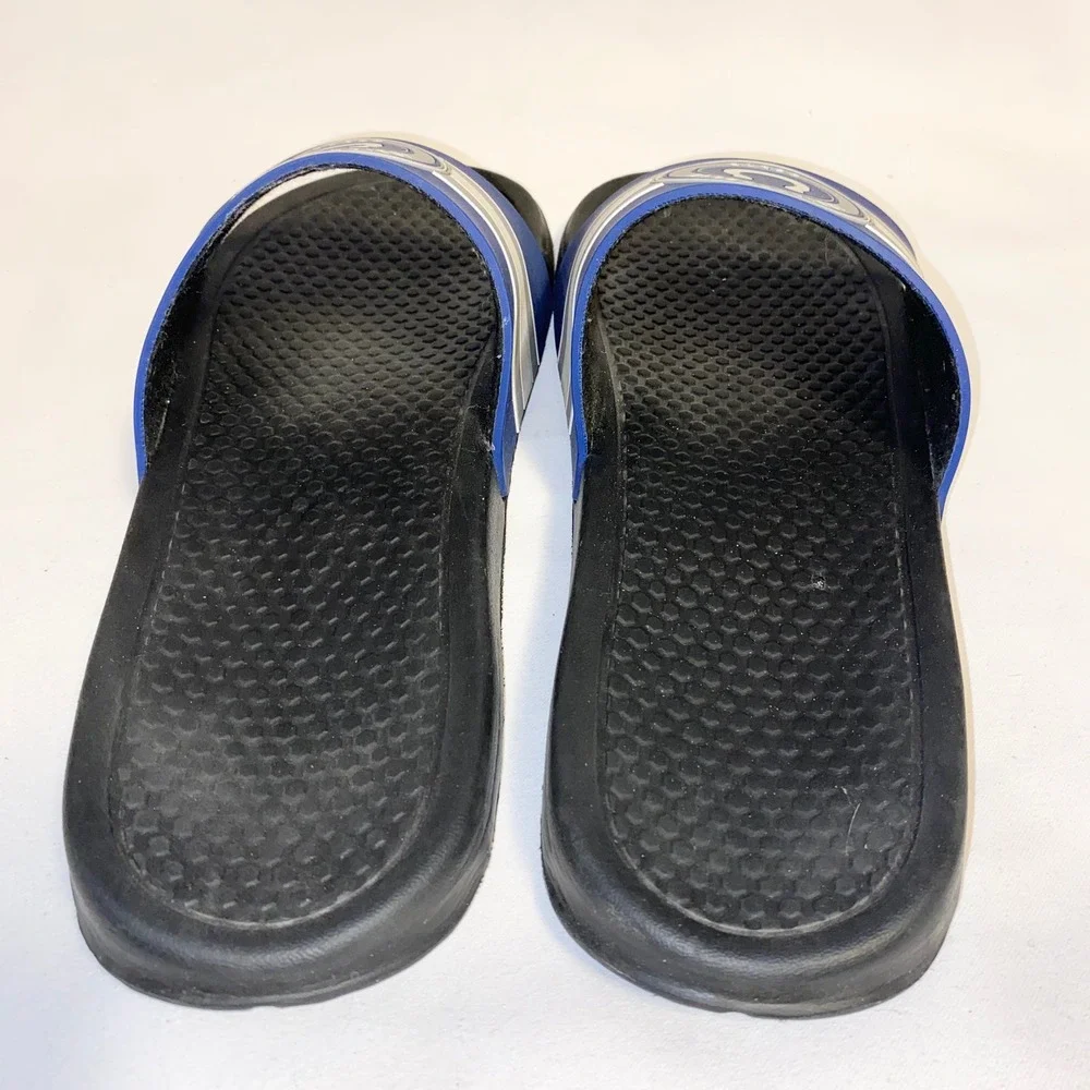 Indianapolis Colts NFL Logo Slide Sandals Flip Flops M 9-10 Blue‎ Black